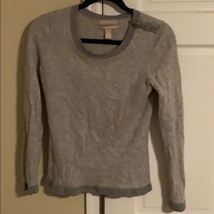 Small GREY WOMENS BANANA REPUBLIC SWEATER